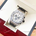 High Quality Replica AUDEMARS PIGUET ROYAL OAK OFFSHORE Black Rubber Strap Different Colors Checkered Face Dial Different Colors 316L Stainless Steel Case Watch 44mm